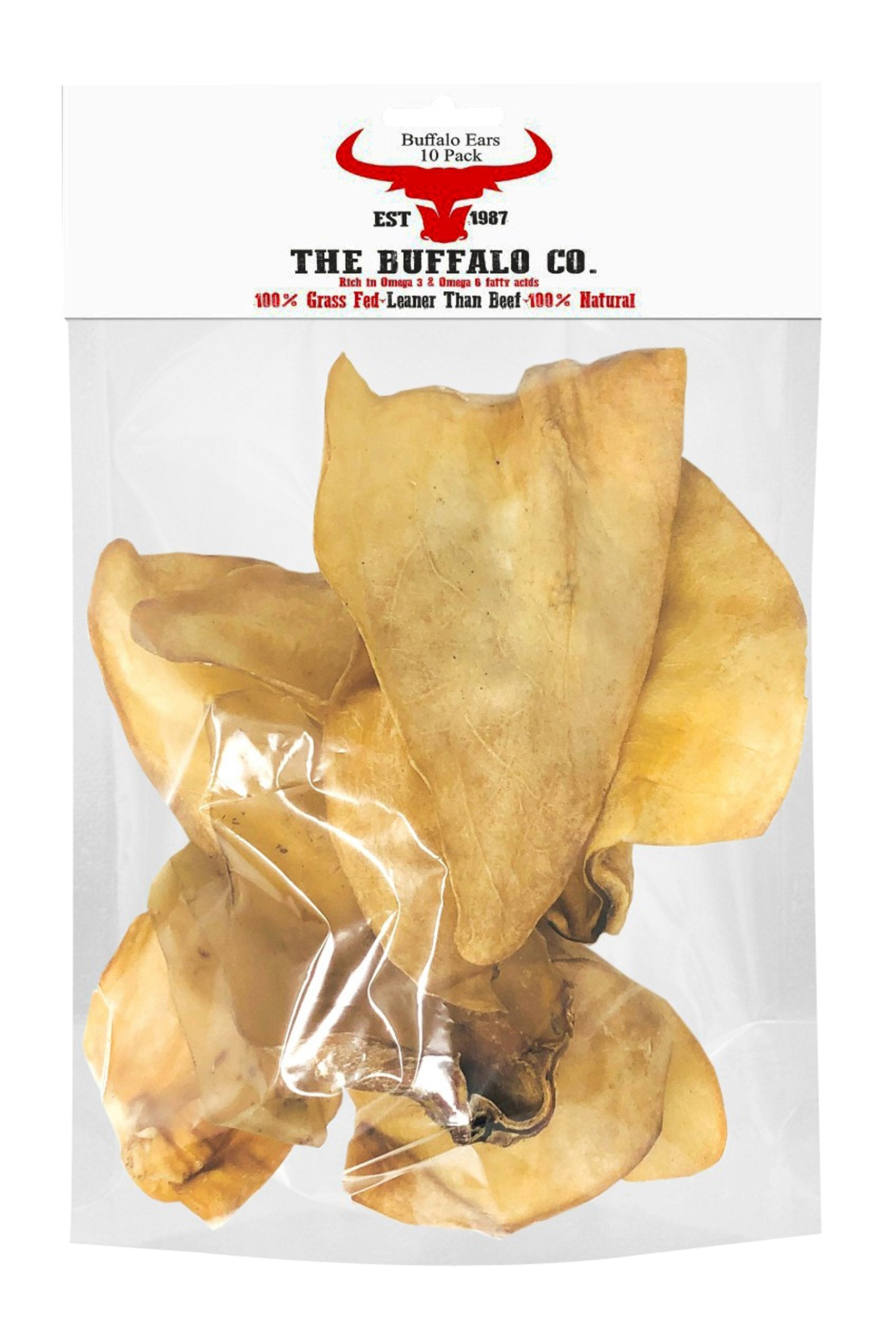 Buffalo Ears-Dog Treats-10 Ears-3