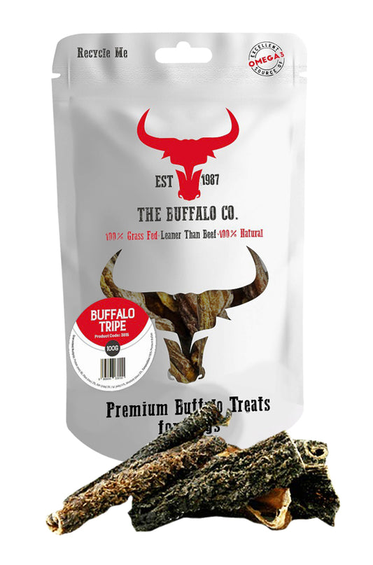 Buffalo Tripe: Dog Treats-100g-0