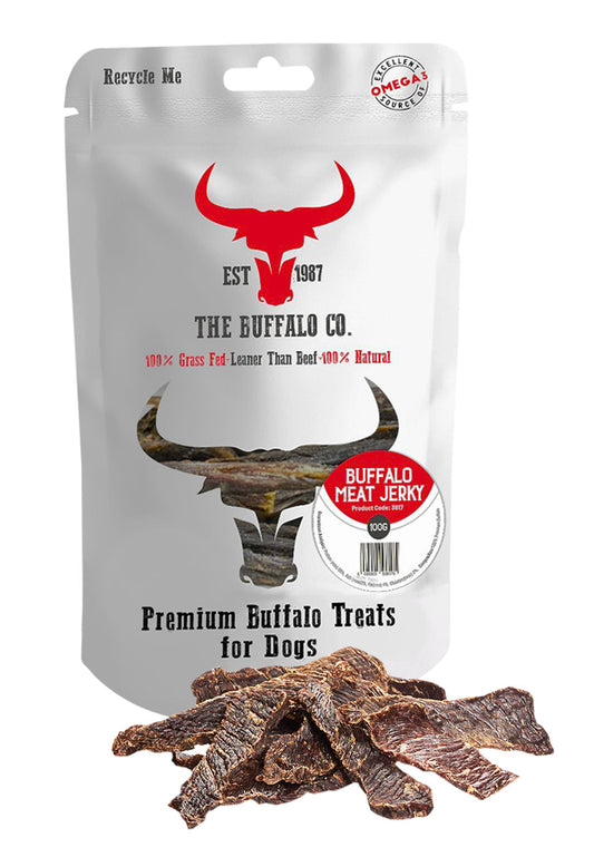 Buffalo Meat Jerky-Dog Treats-100g-0
