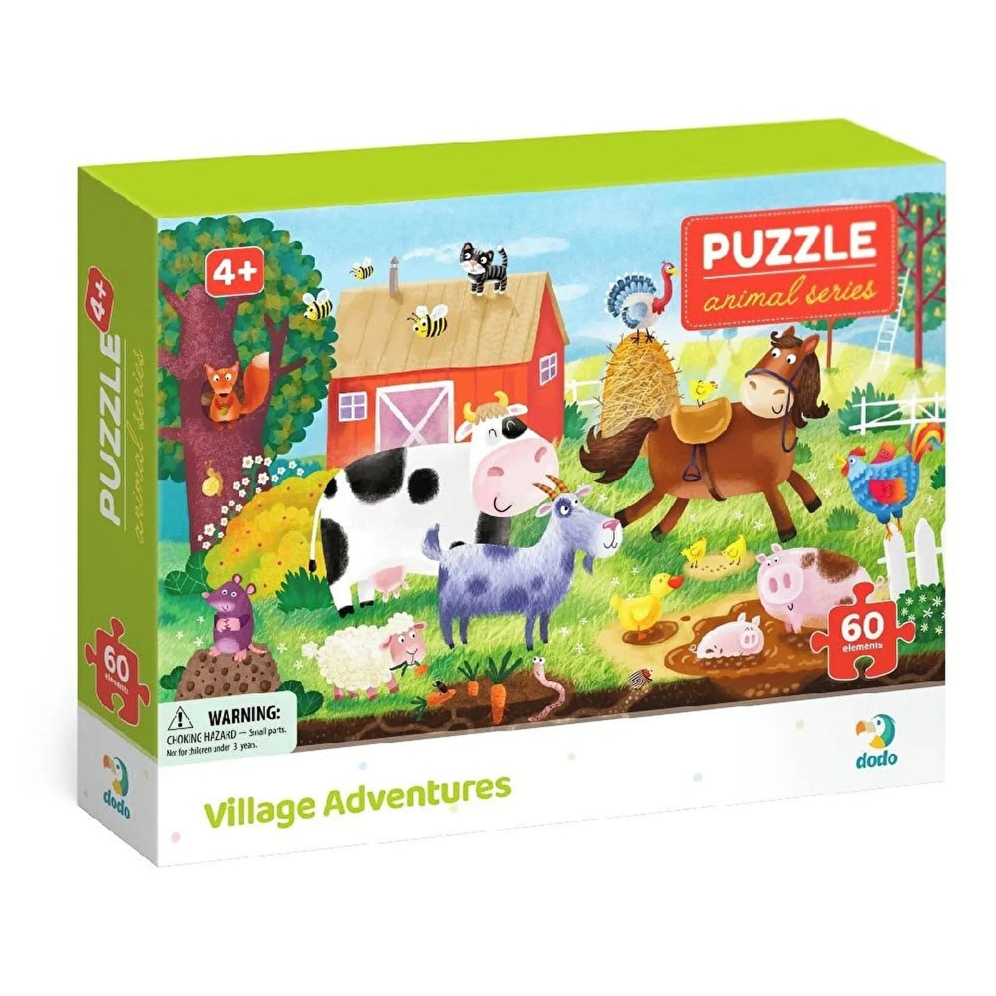 Dodo Puzzle Village Adventures 60 pcs