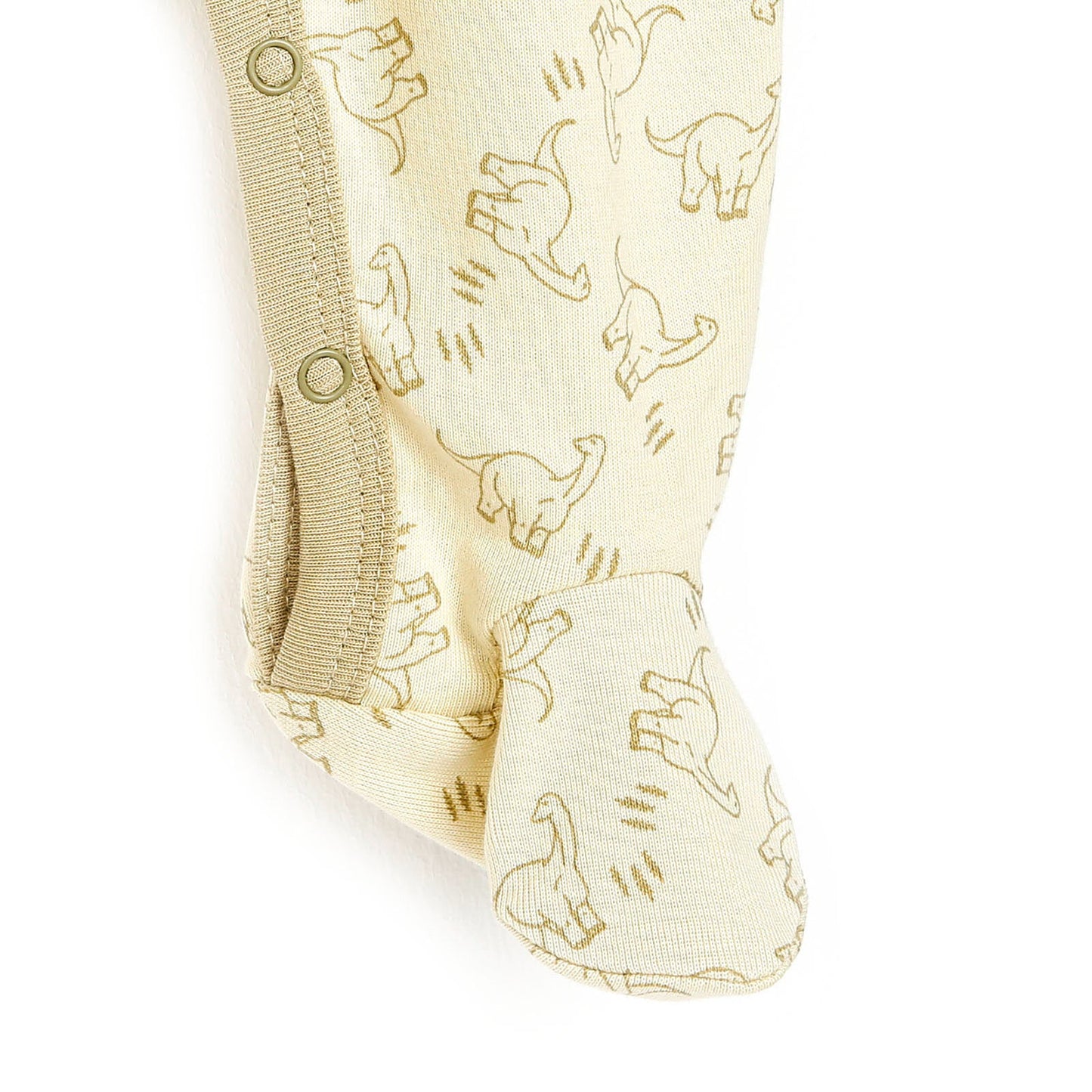 Motherlove Newborn Organic Footed Jumpsuit - Beige