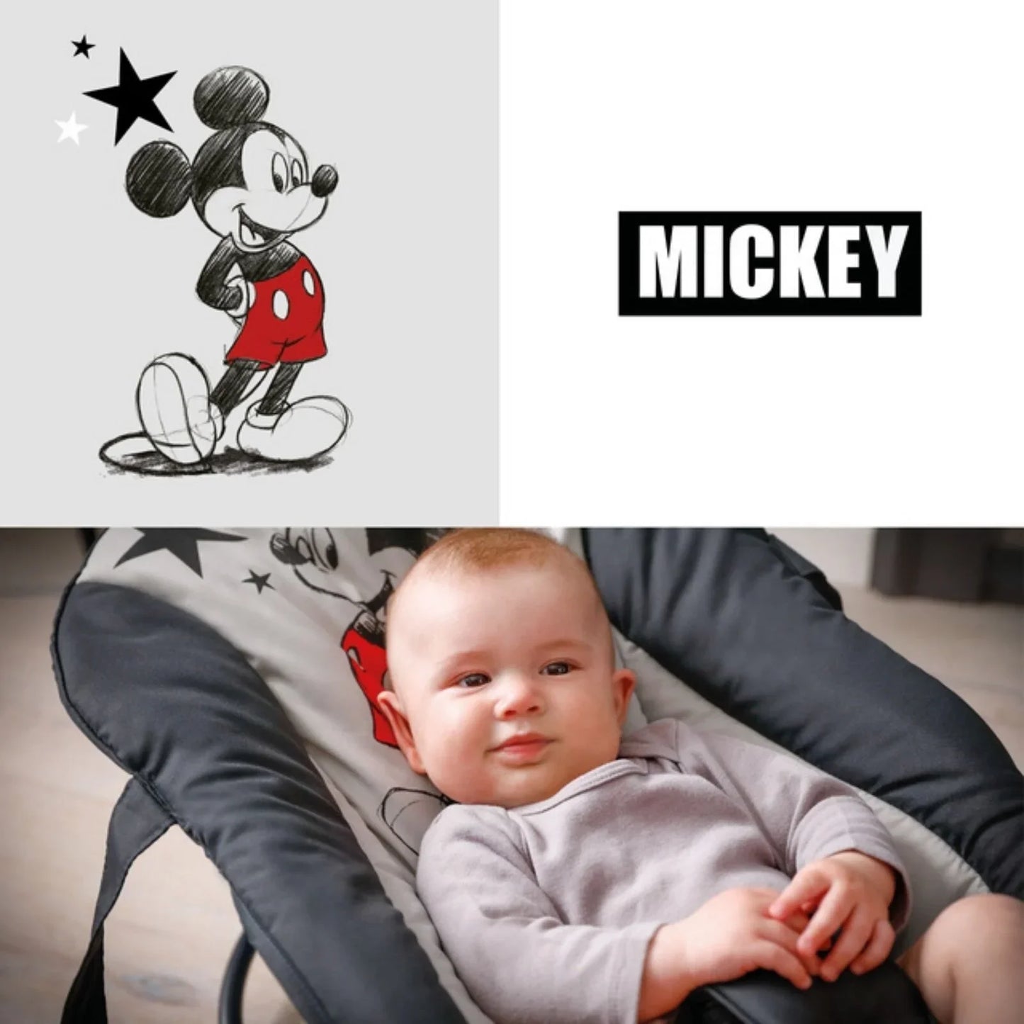Hauck Disney Rocky Bouncer - Mickey Stars