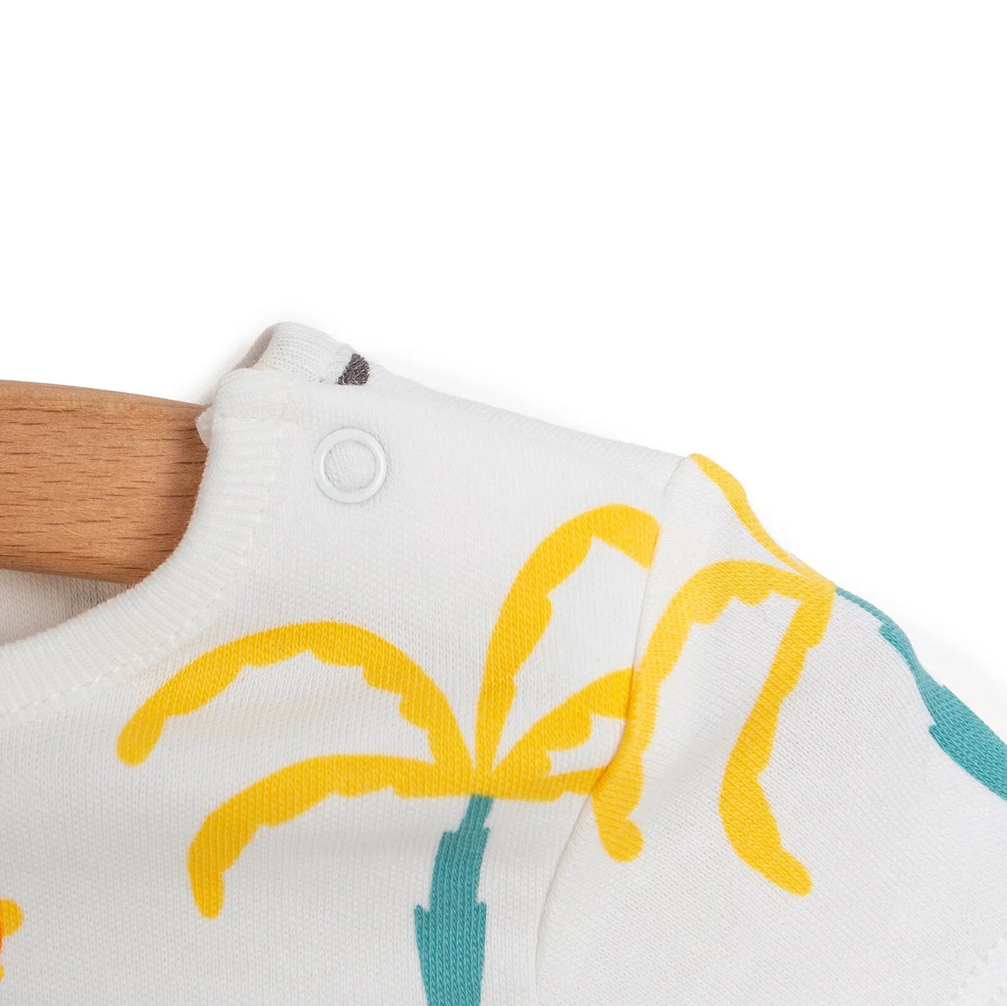 HelloBaby Newborn Baby Boy T-shirt - Footless Bottom - Green