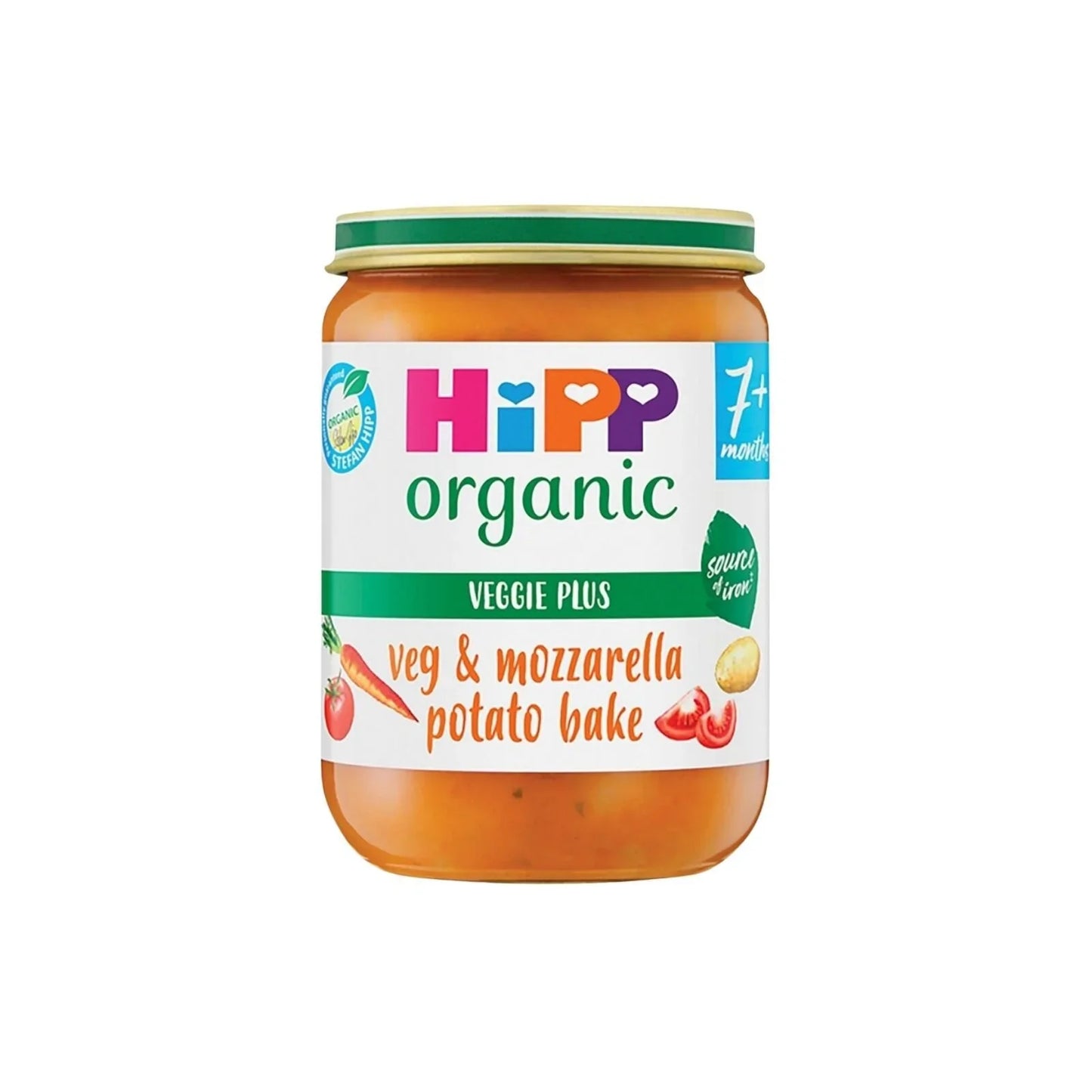 HiPP Organic Vegetables & Mozzarella Potato Bake Baby Food Jar 7+ months 190g