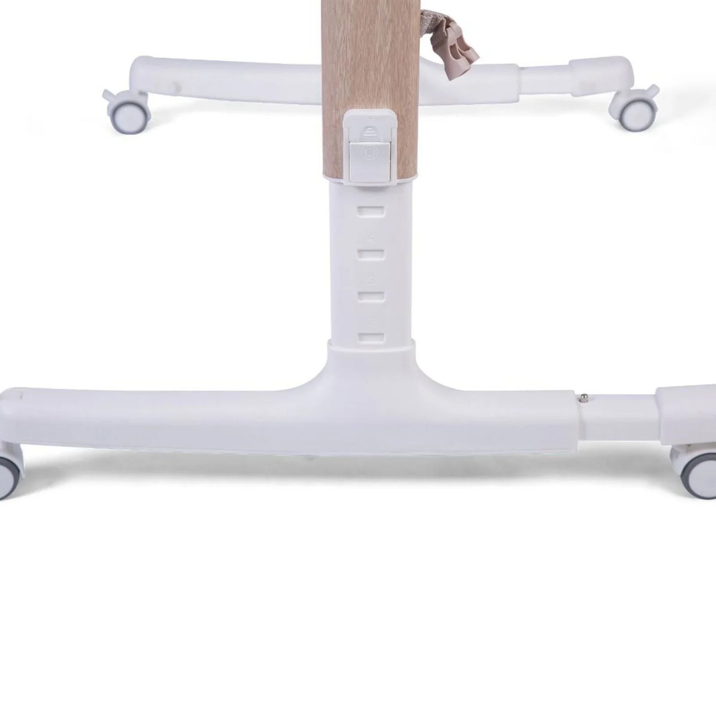 Red Kite Rockabye Bedside Crib - Oatmeal