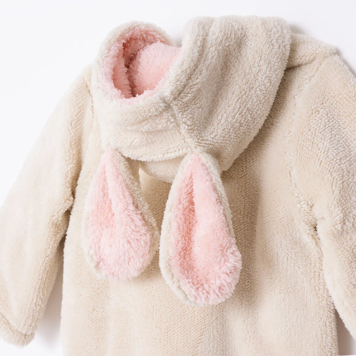 Midimod Newborn Welsoft Footless Jumpsuit - Ecru