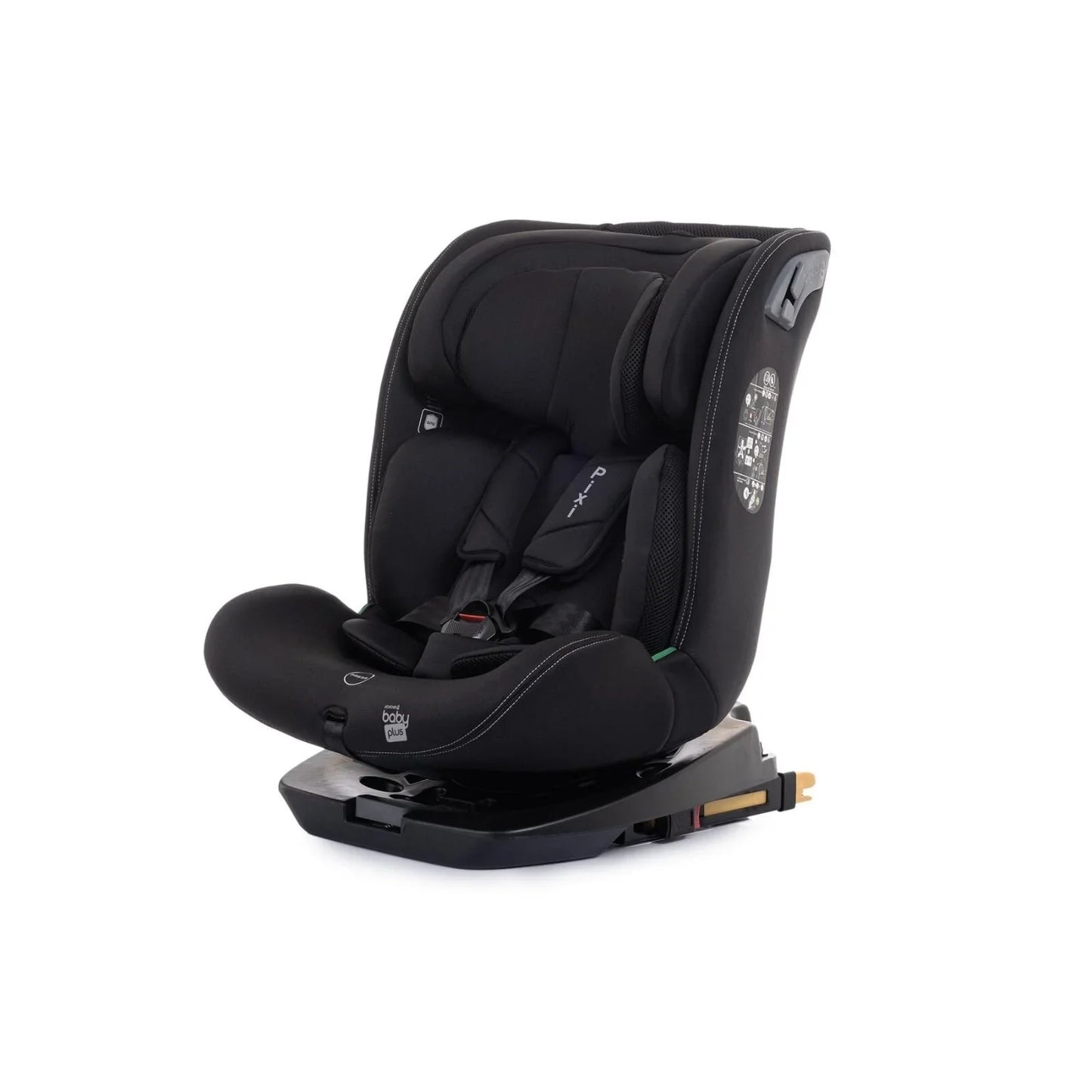 baby plus Pixi i-Size Car Seat - Black