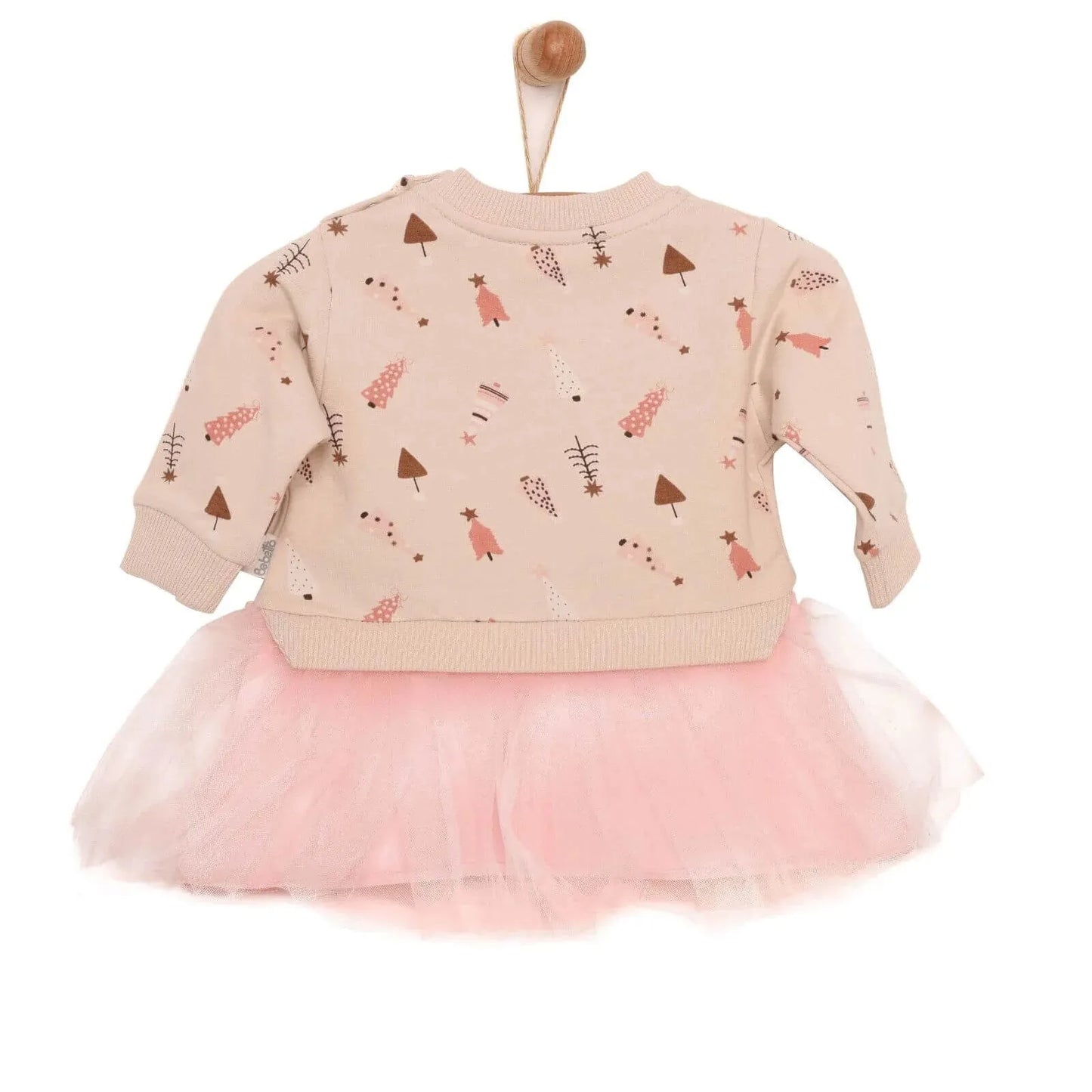 Bebetto Newborn Christmas Dress - Pink