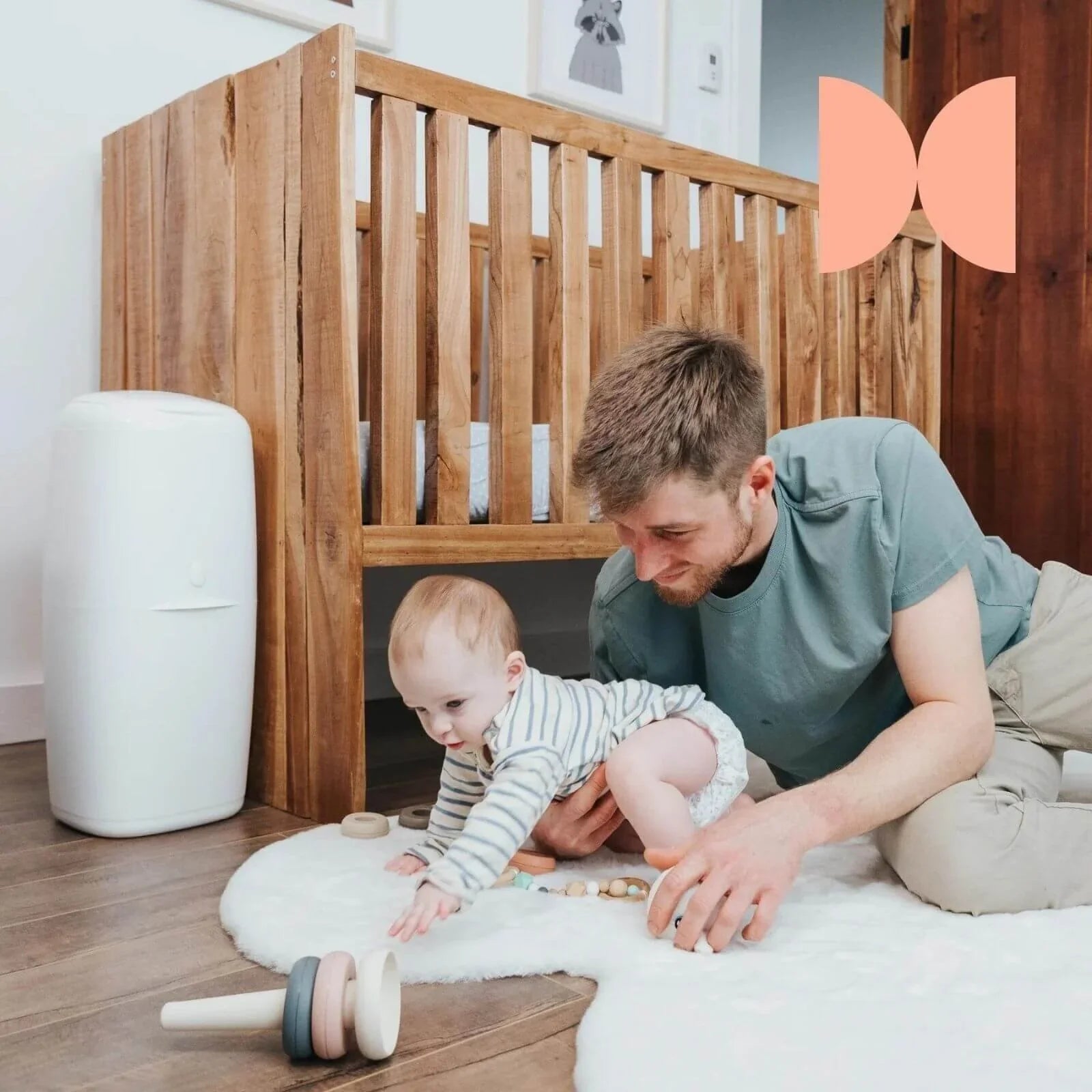 Angelcare Nappy Disposal System - White