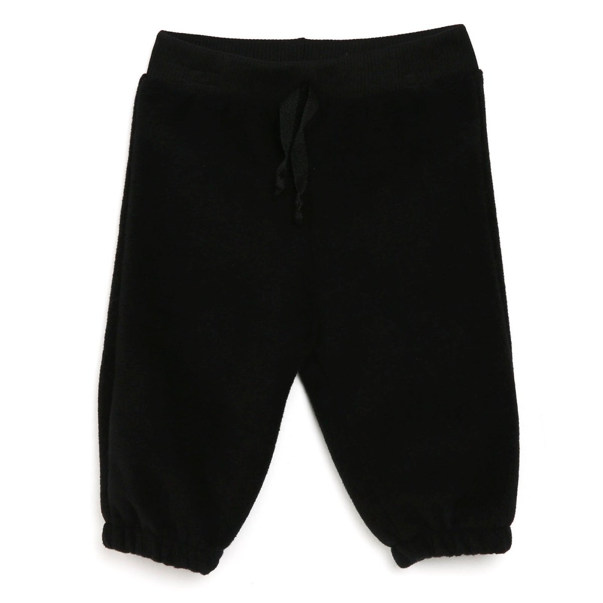 HelloBaby Basic Baby Boy Fleece Pants - Black