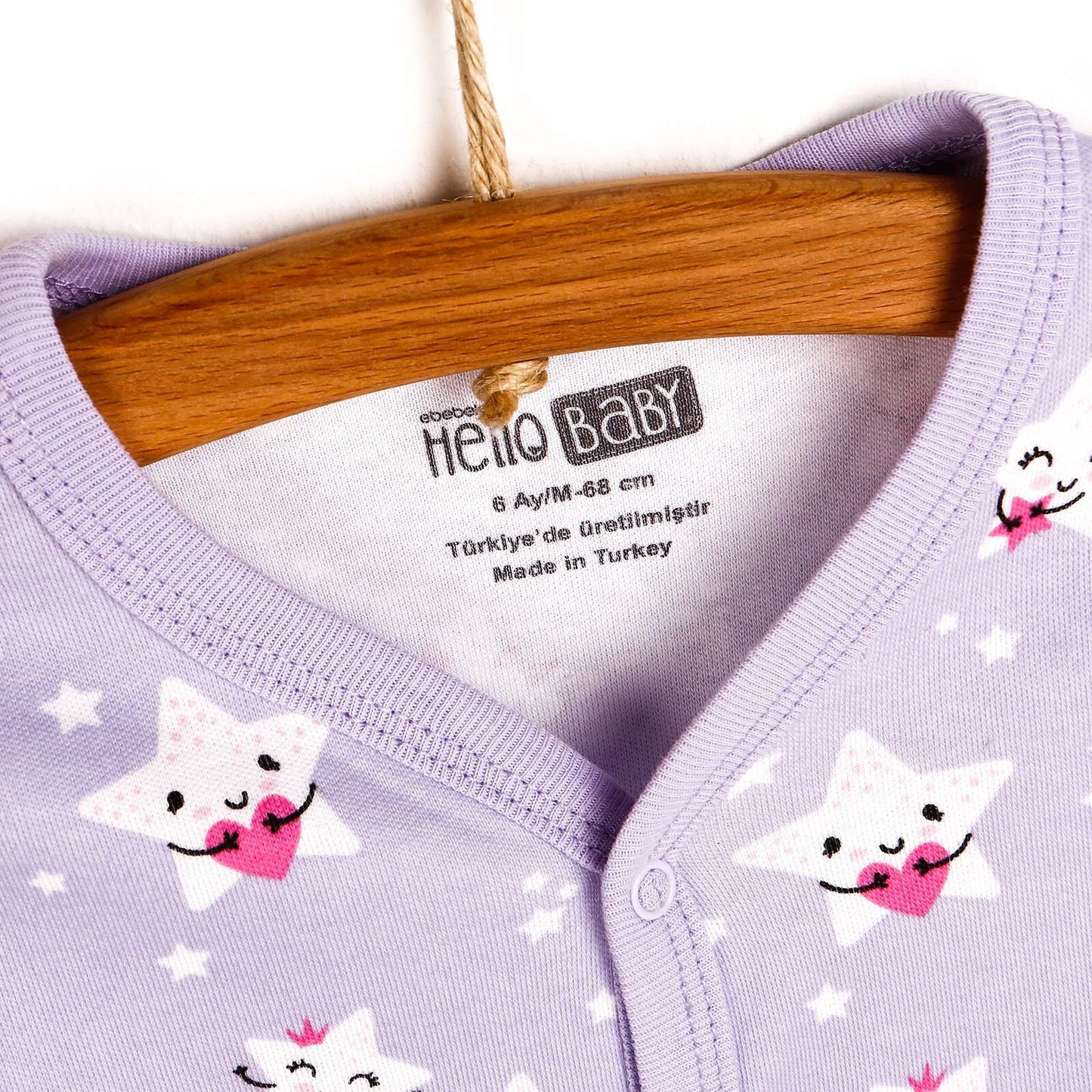 HelloBaby Basic Baby Girl Pyjamas Set - Lilac