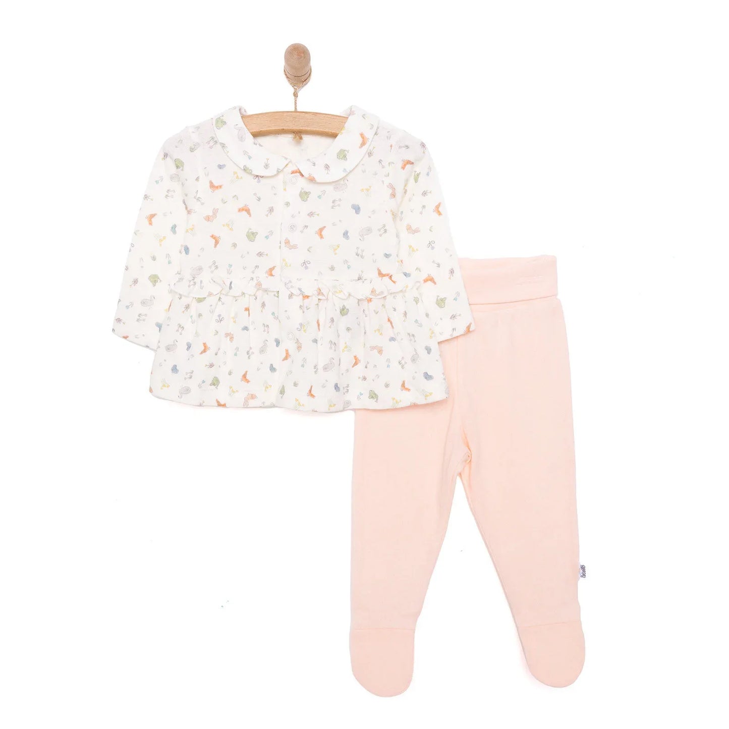 Bebetto Happy Garden Girl Tracksuit - Light Pink