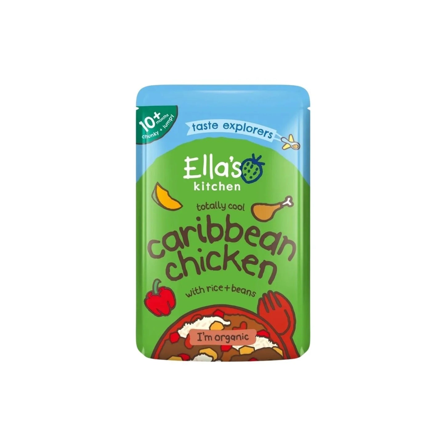 Ella's Kitchen Organic Caribbean Chicken Baby Food Pouch 10+ months 190g