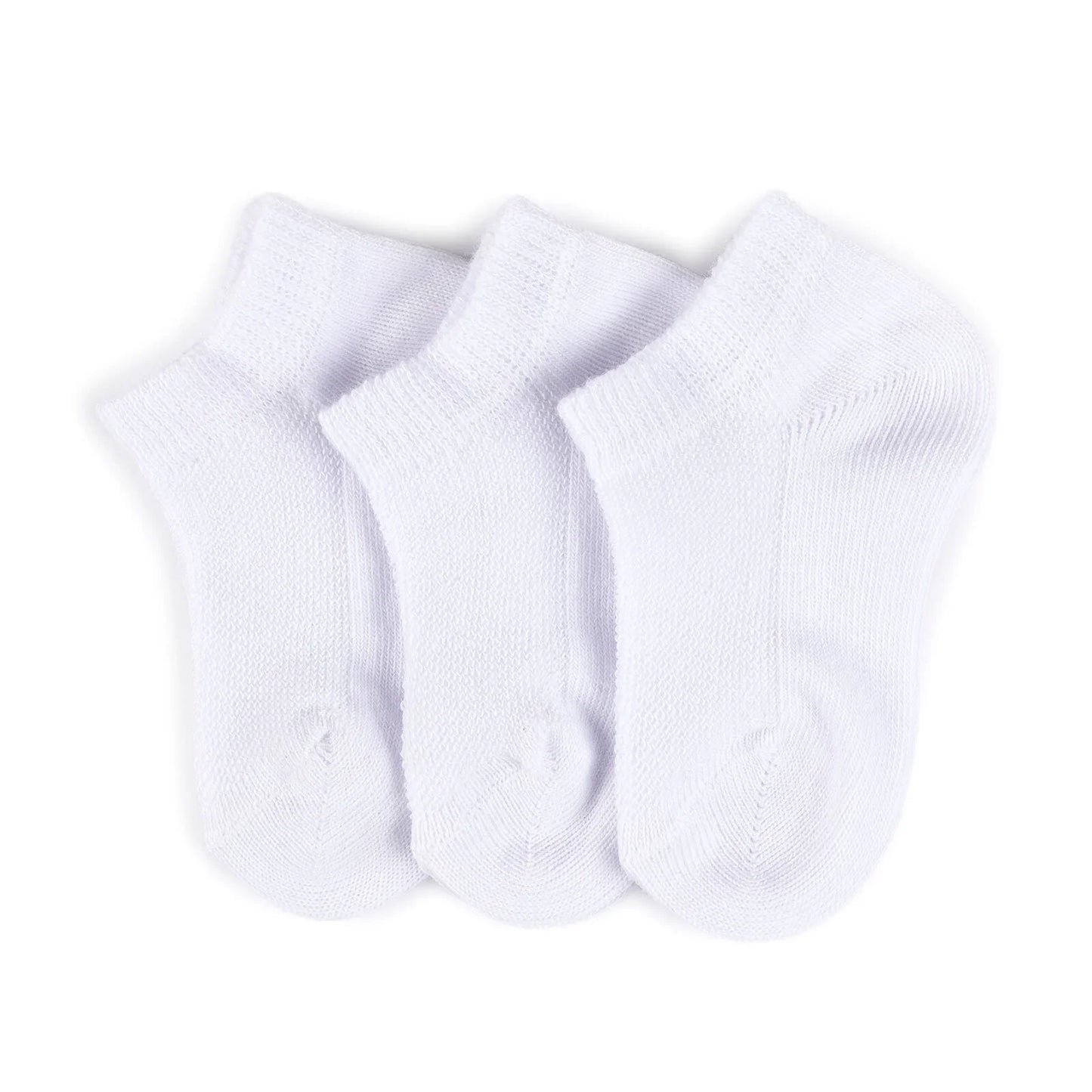 HelloBaby Unisex Socks 3 pcs - White