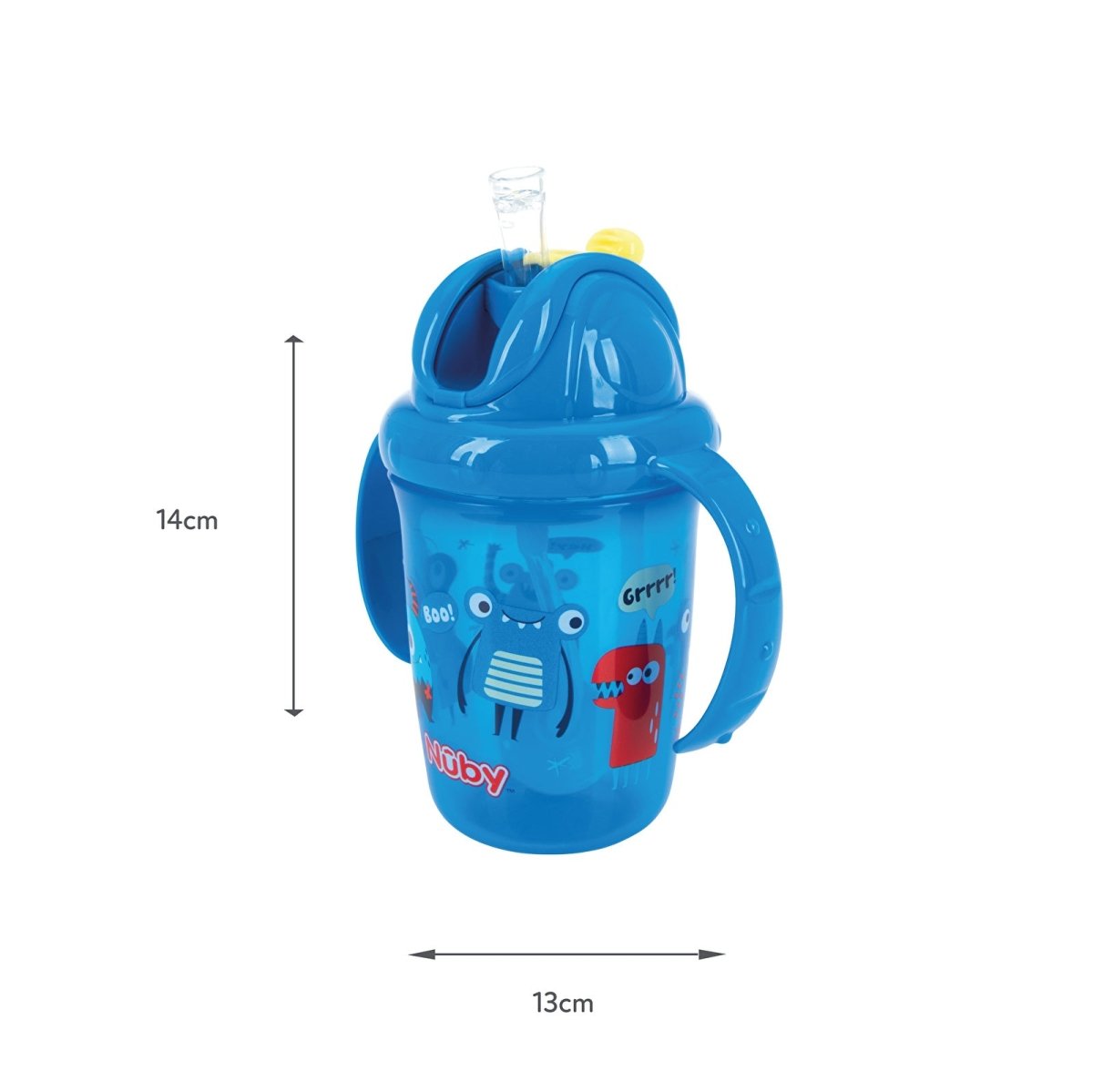 Nuby Flip N Sip Sippy Cups Pack of 2 - Multicolour