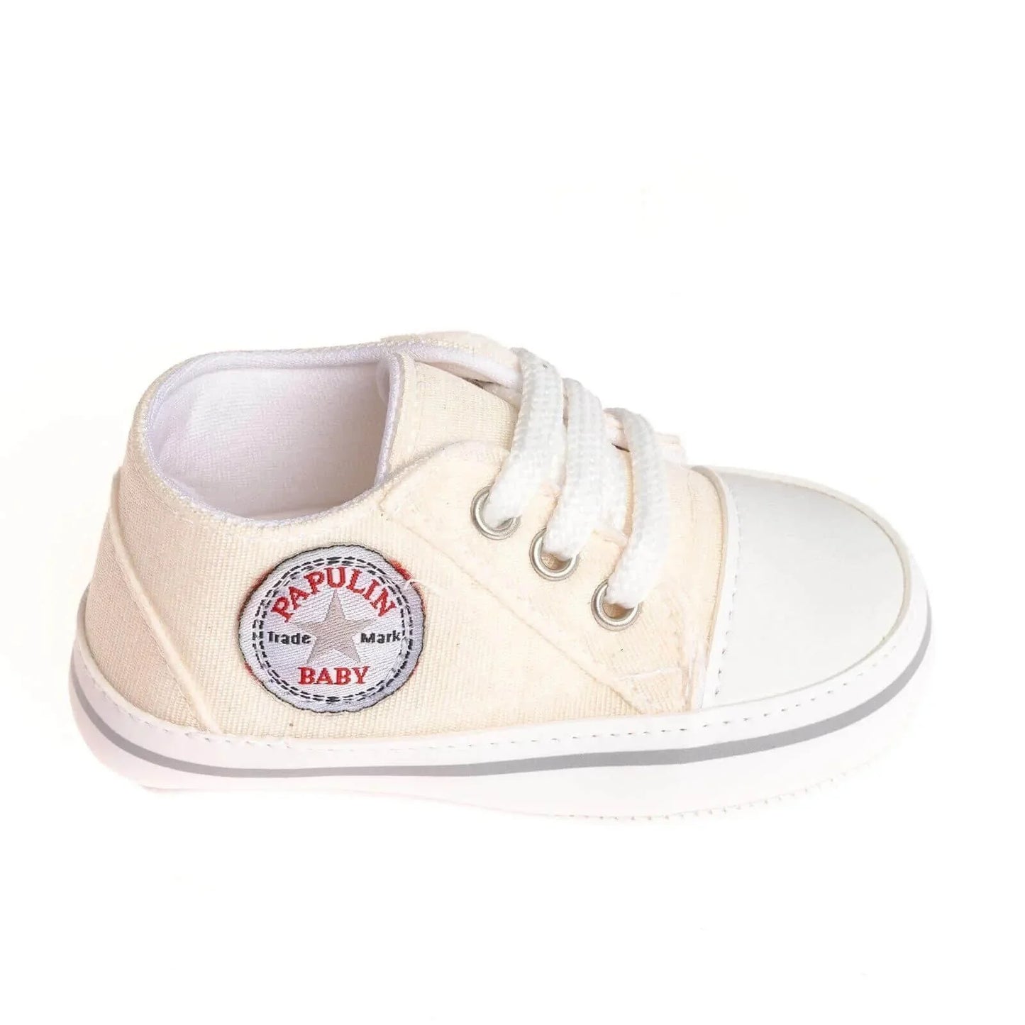 Papulin Unisex Booties - White