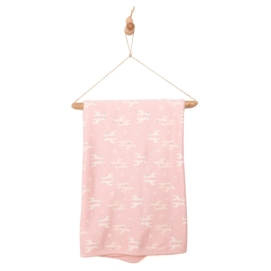 Little Dreams Girl Blanket - Light Rose