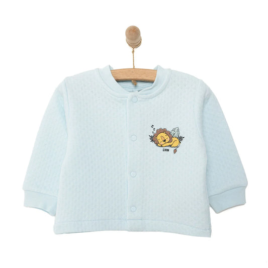 HelloBaby Boy Quilted Cardigan - Blue