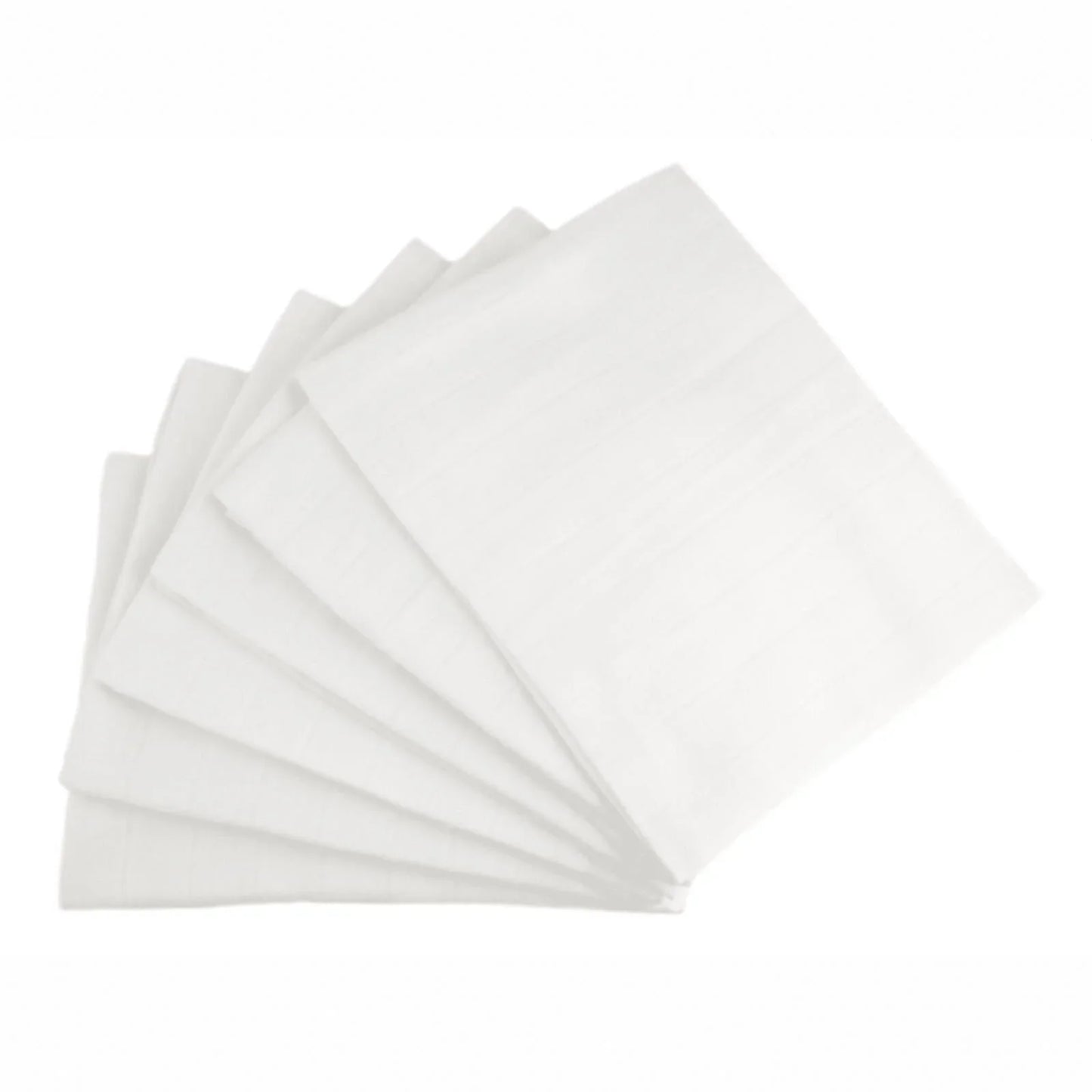 MuslinZ 6 Pack Muslin Squares 70x70cm - White