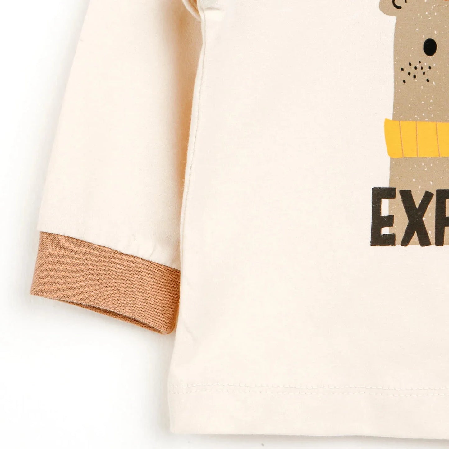 HelloBaby Basic Baby Boy Pyjamas Set - Light Brown