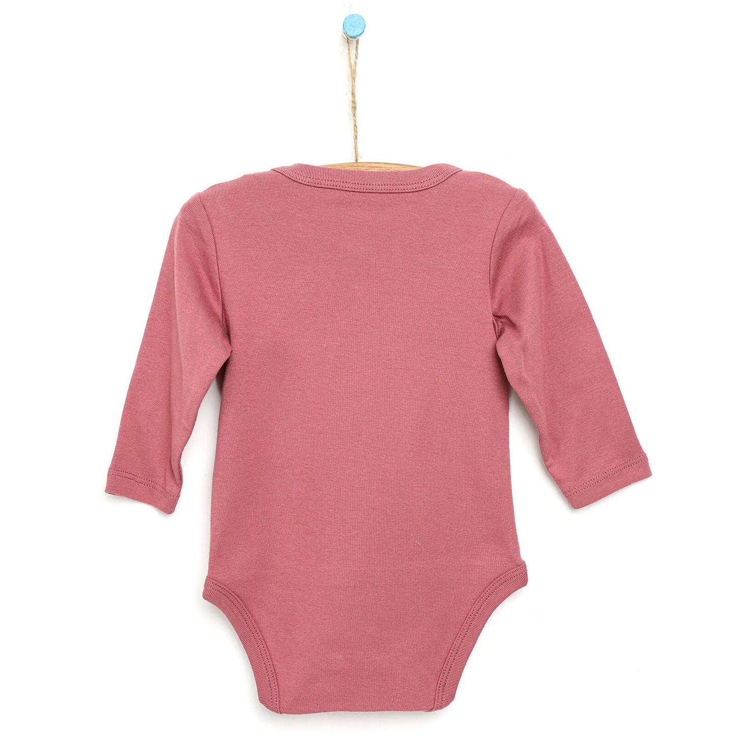 Motherlove Newborn Organic Sleeve Bodysuit - Dark Pink