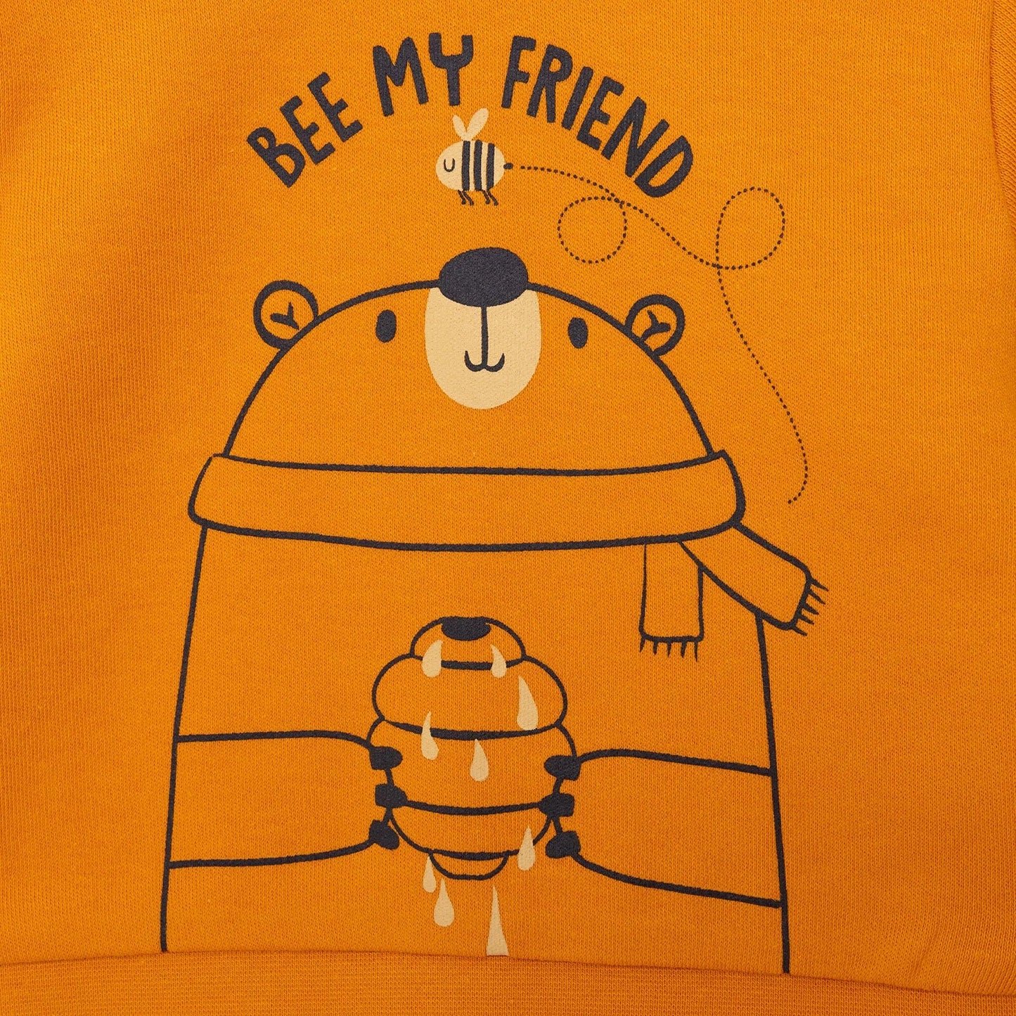 HelloBaby Basic Boy Bear Printed Jogging - Ginger