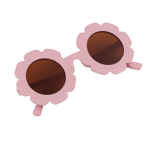 HelloBaby Flower Frame Sunglasses - Light Pink