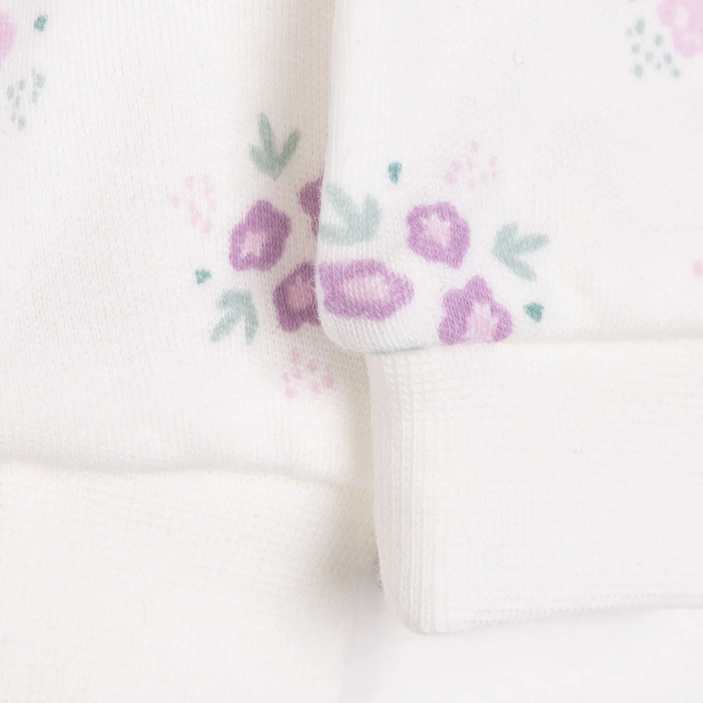 Bebetto Flowers Girl Mitten - Purple