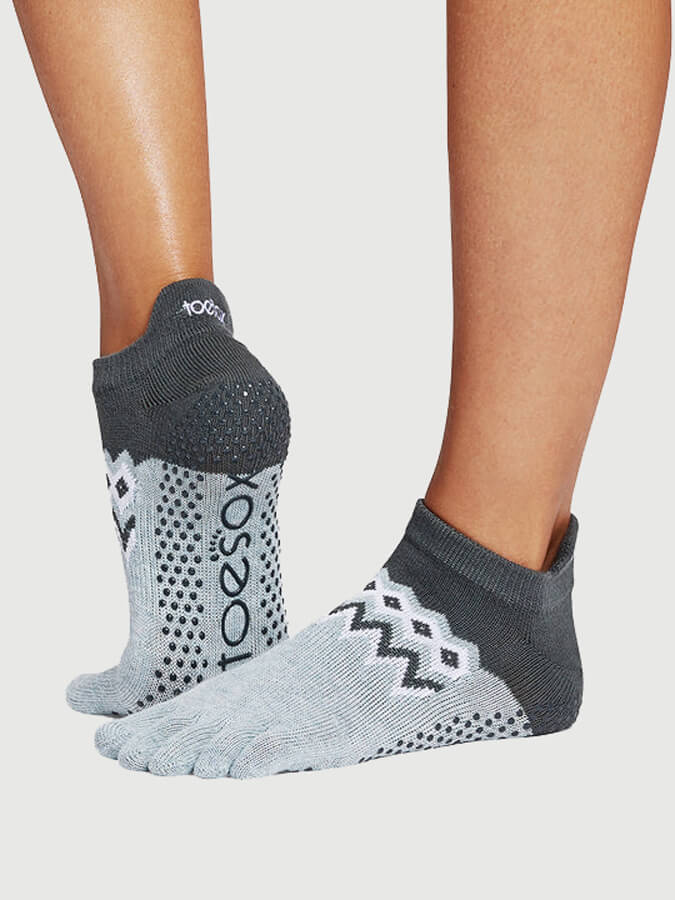 ToeSox Low Rise Full Toe Women's Yoga Grip Socks