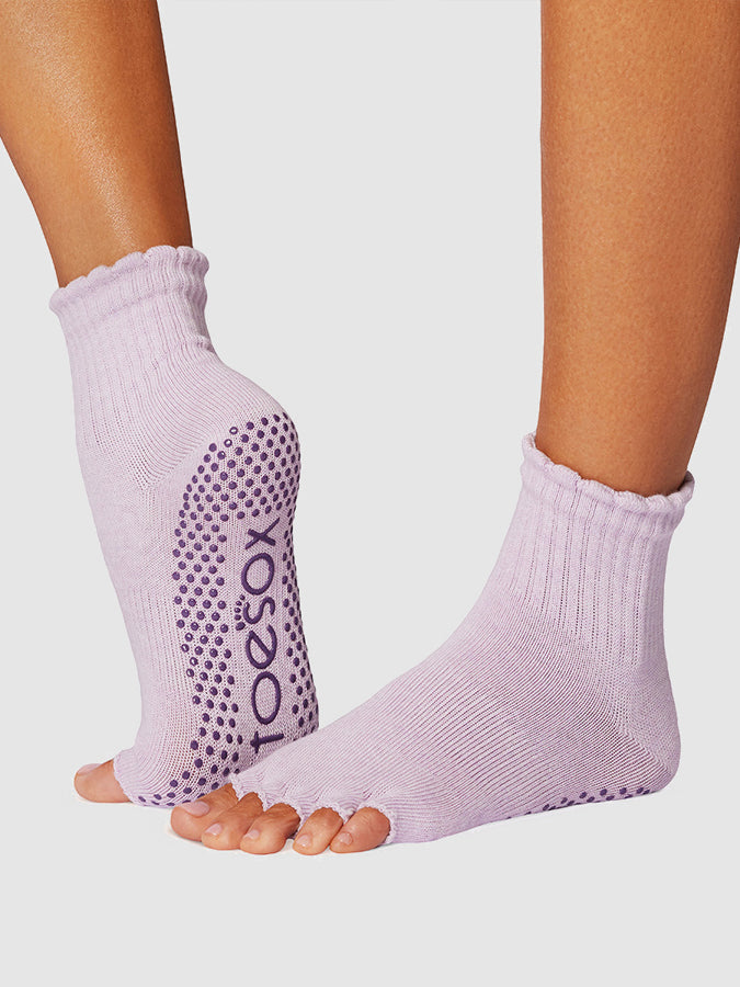 ToeSox Melody Scallop Half Toe Yoga Socks