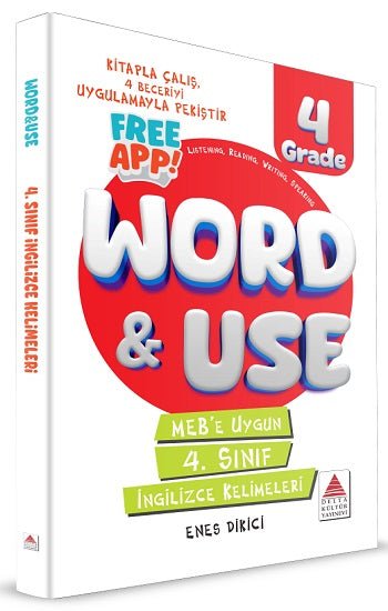 4. Sınıf İngilizce Kelimeleri – Enes Dikici – Delta Kültür Yayınevi – kitap kapağı