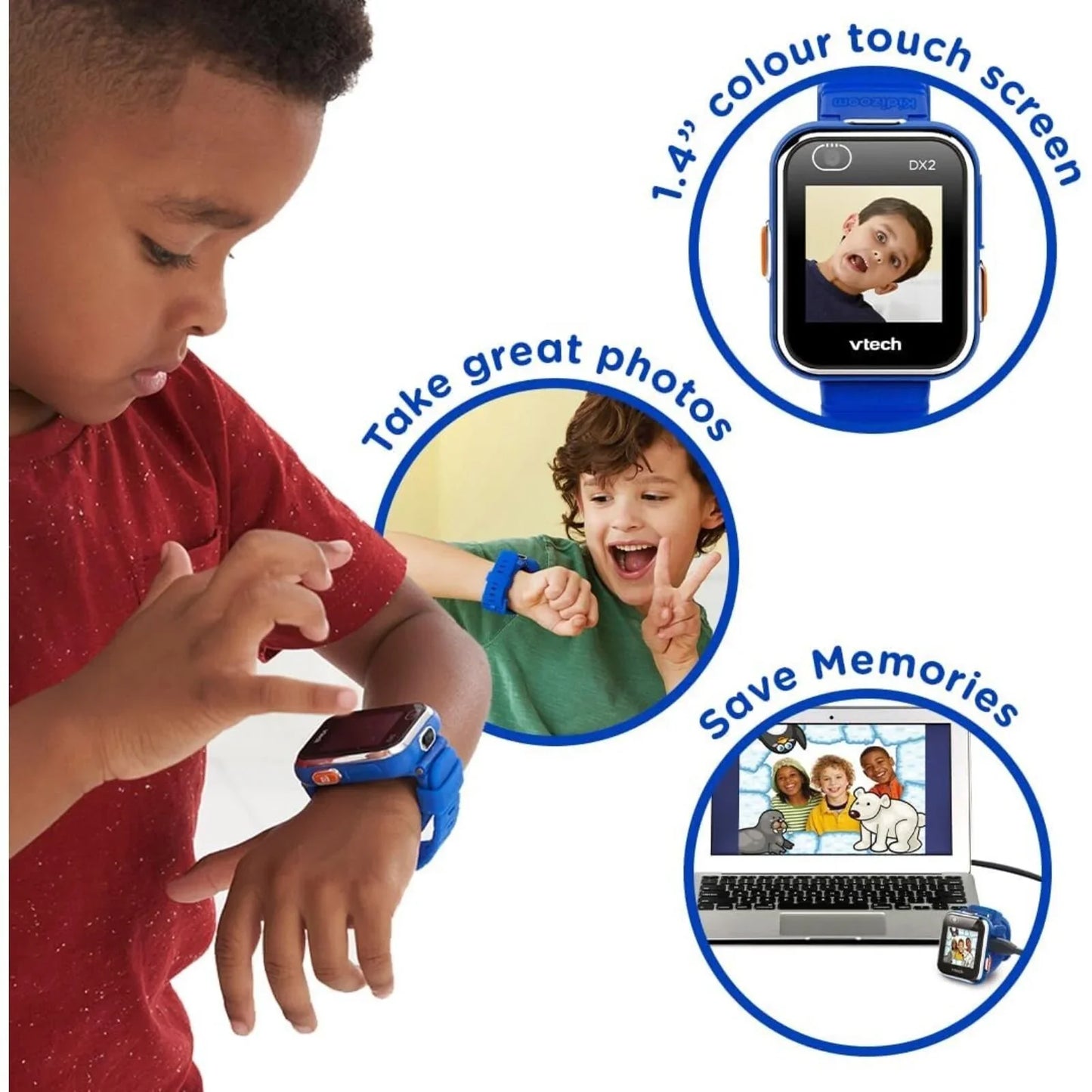 VTech Kidizoom SmartWatch DX2 - Blue