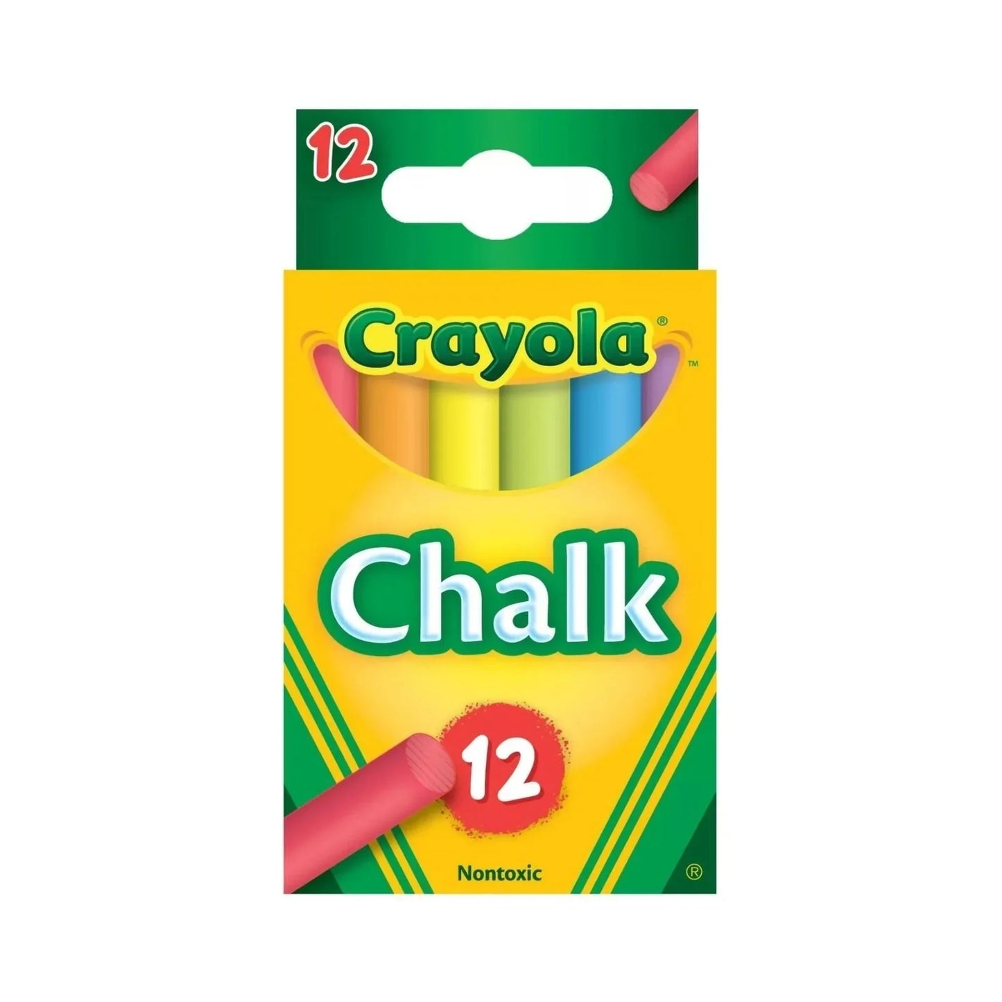 Crayola Coloured Chalk 12 pcs