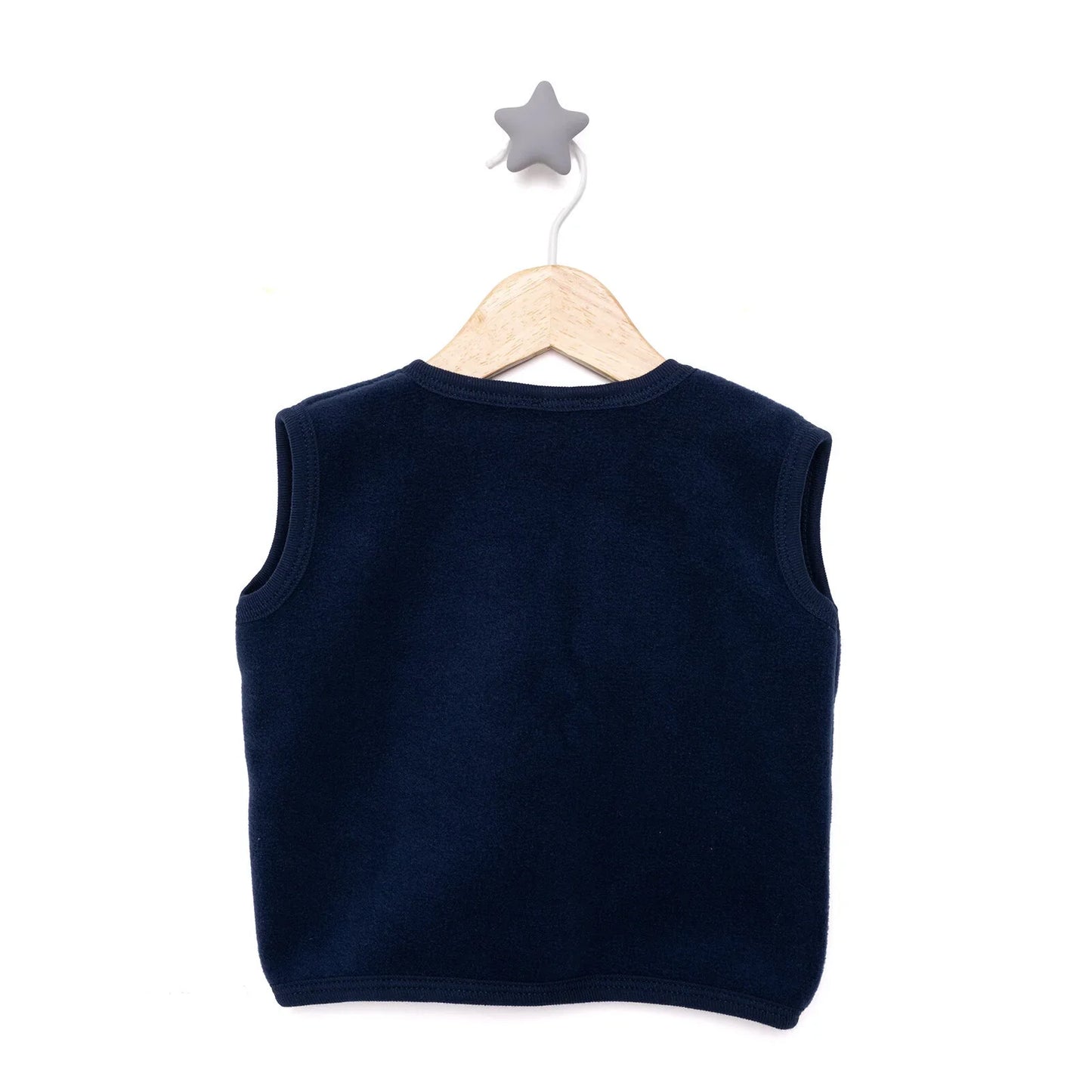 HelloBaby Basic Fleece Vest - Indigo