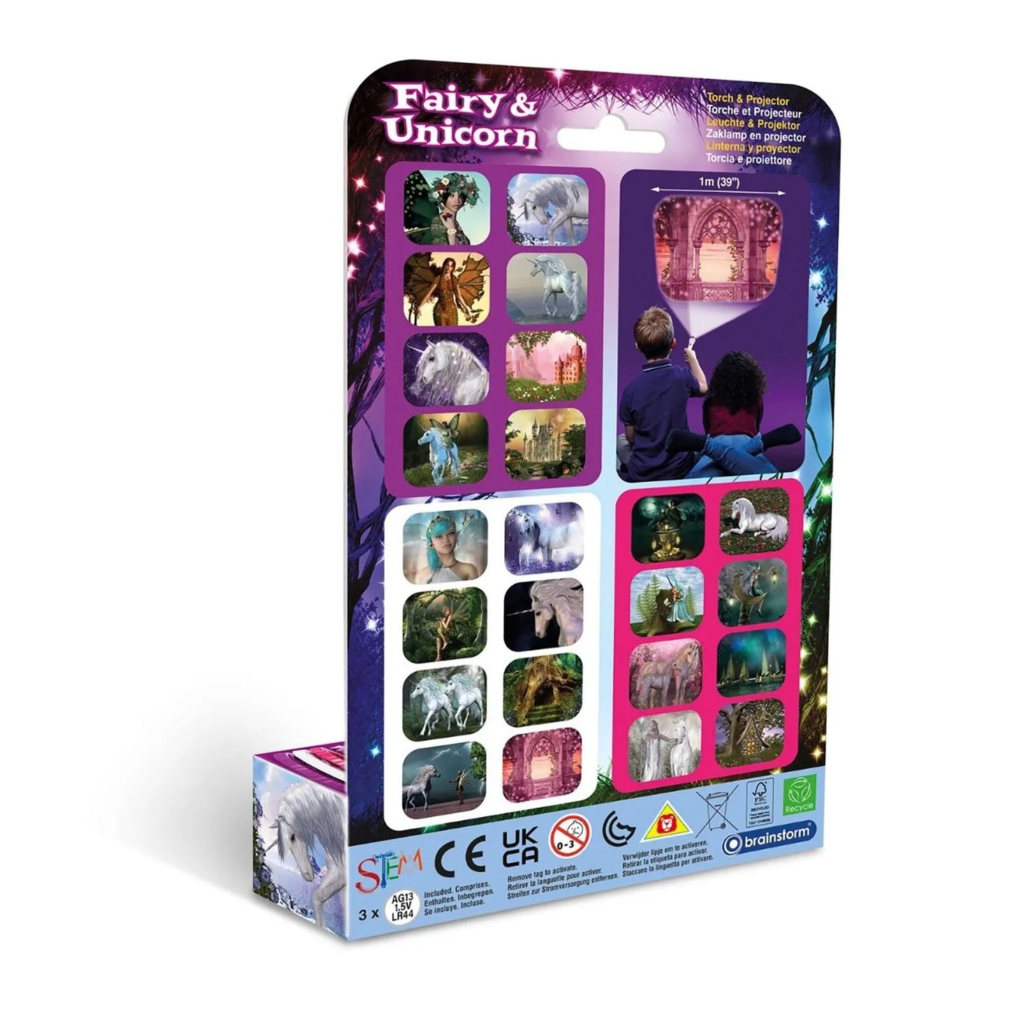 Brainstorm Torch and Projector - Fairy & Unicorn
