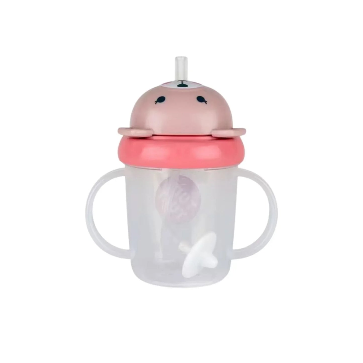 TUM TUM Betsy Bear Tippy Up Cup - Pink