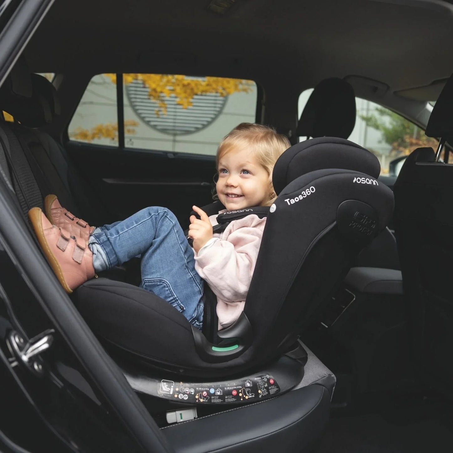 Osann Taos360 ECE R129/04 Car Seat - Black Grey