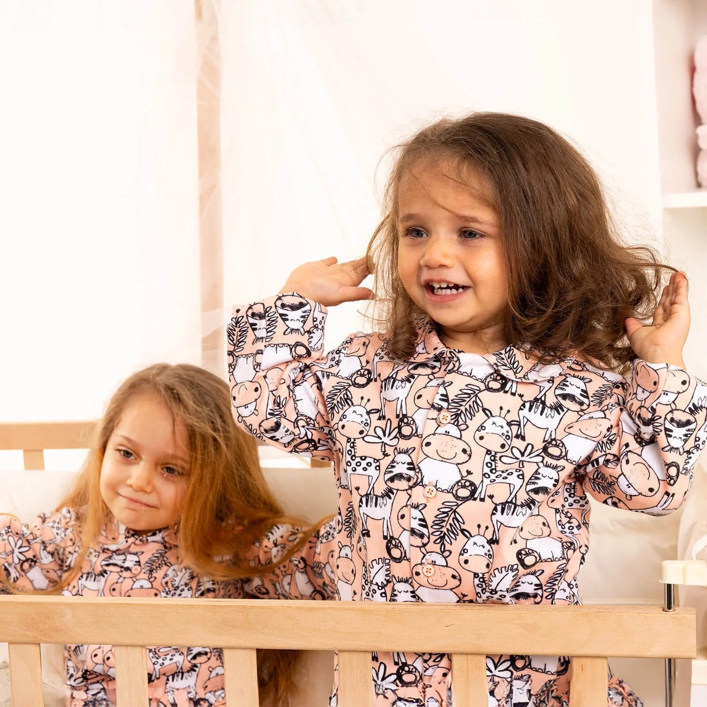 HelloBaby Baby Girl Shirt Collar Pyjamas