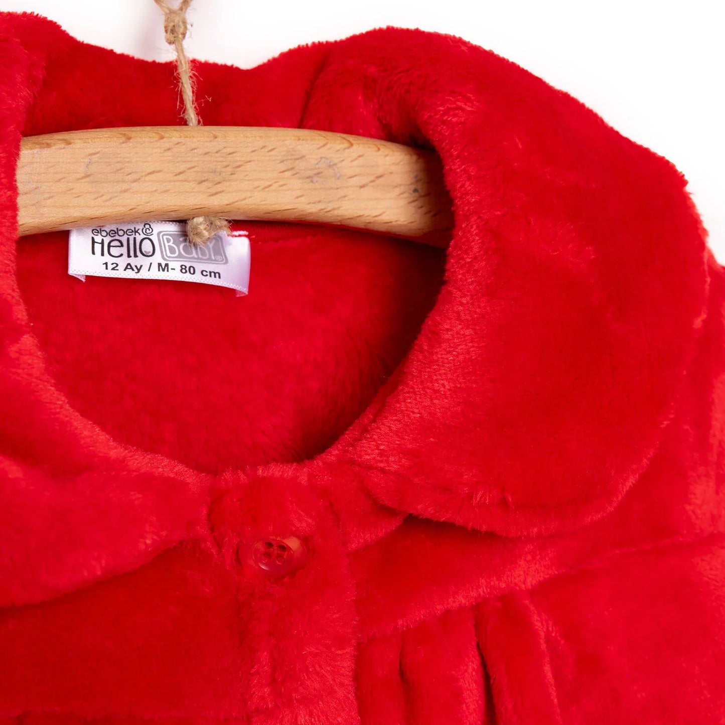 HelloBaby Basic Girl Welsoft Cardigan - Red