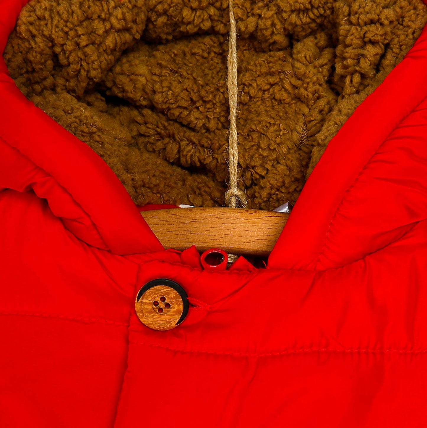 Midimod Baby Boy Coat with Toy Pocket - Red