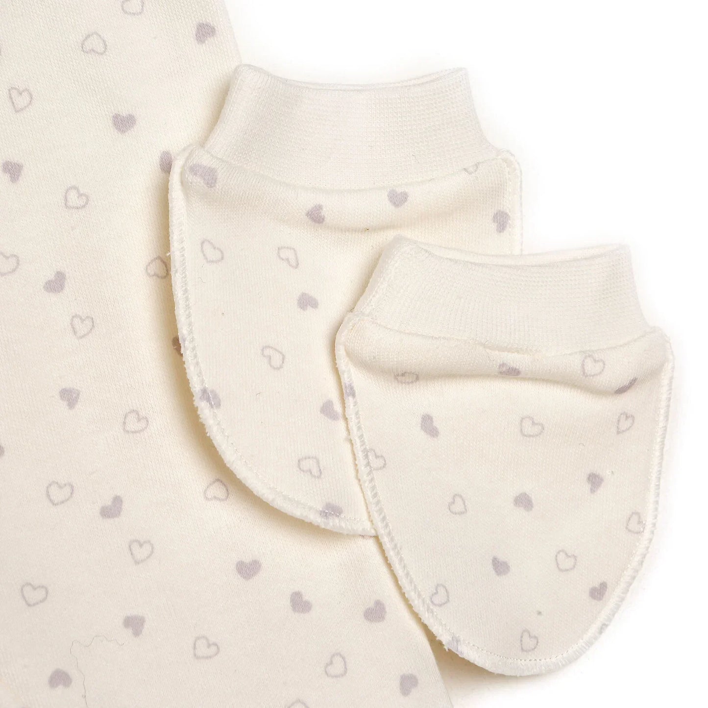 Bebbek Baby Girl 5 pcs Newborn Gift Starter Set - Purple