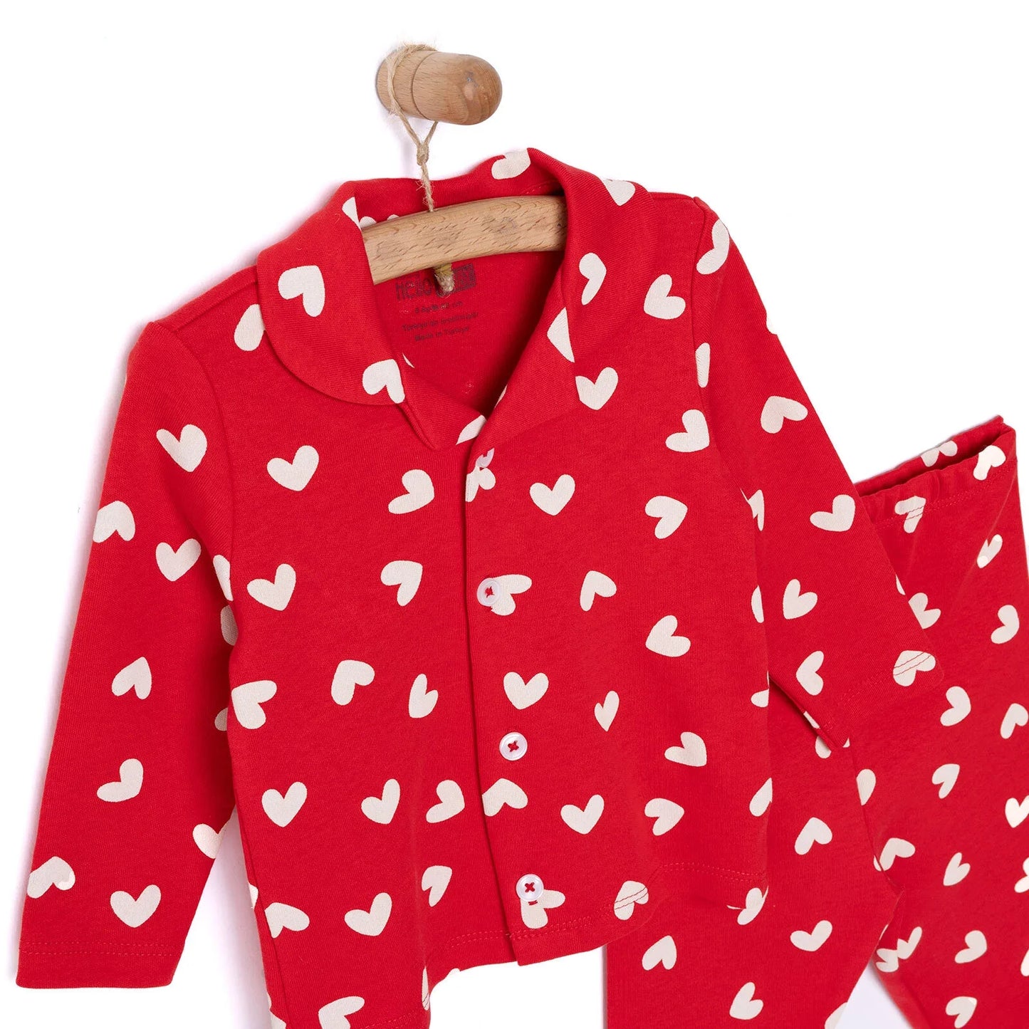 HelloBaby Girl Long Sleeve Pyjamas Set - Red