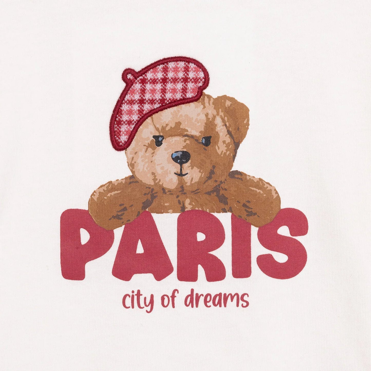 HelloBaby COZY FRIENDS Girl Sweatshirt - Ecru