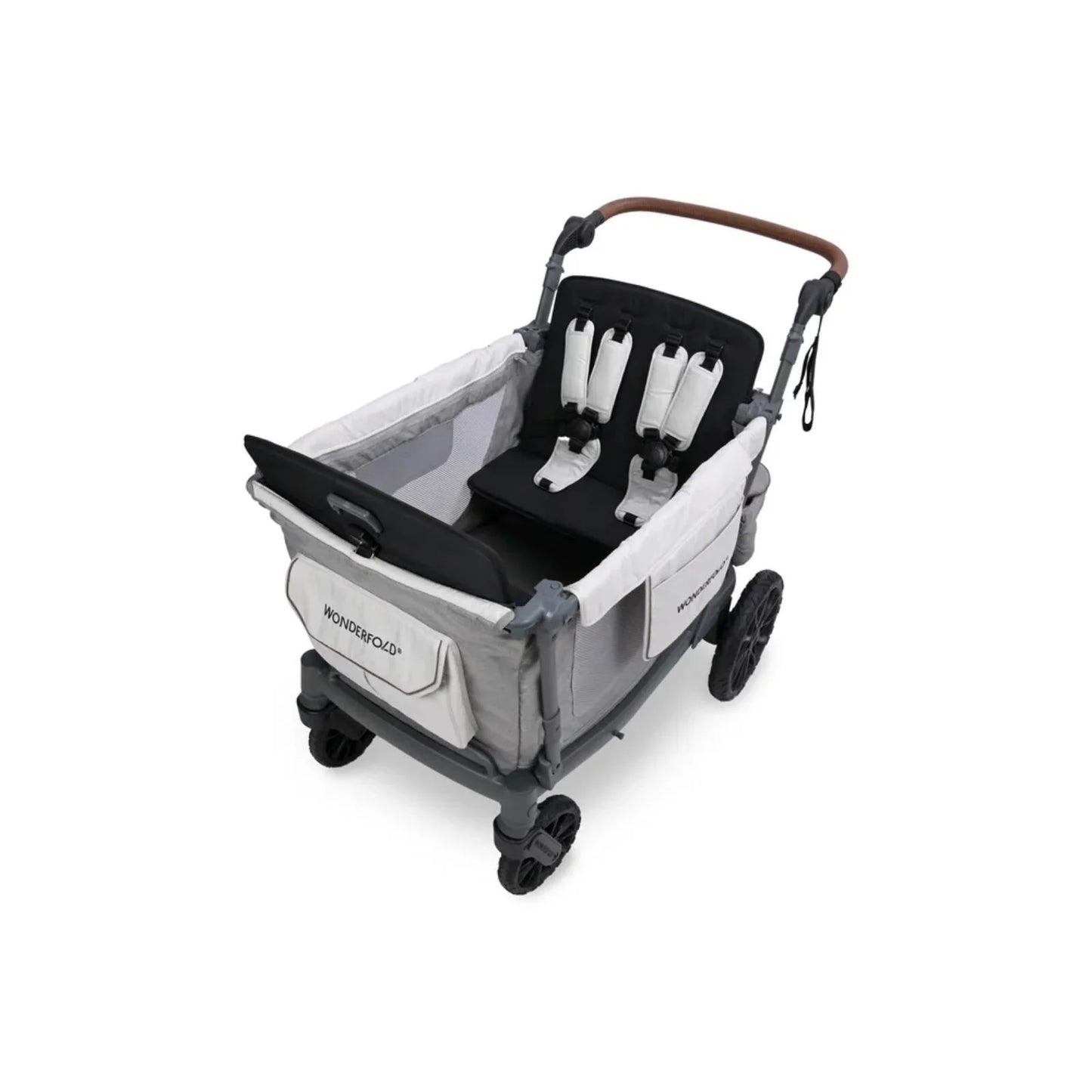 Wonderfold L4 Quad Stroller Wagon - Grey