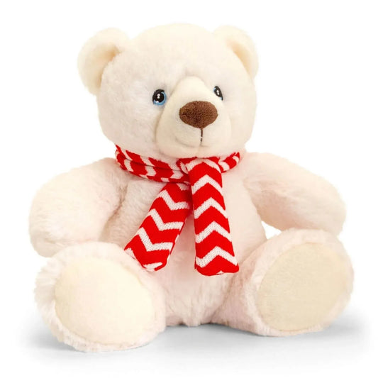 Keeleco Polar Bear with Scarf 35cm