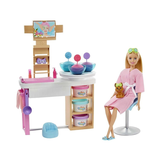 Barbie Face Mask Spa Day Playset