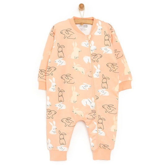 HelloBaby Girl Sleepsuit - Light Pink