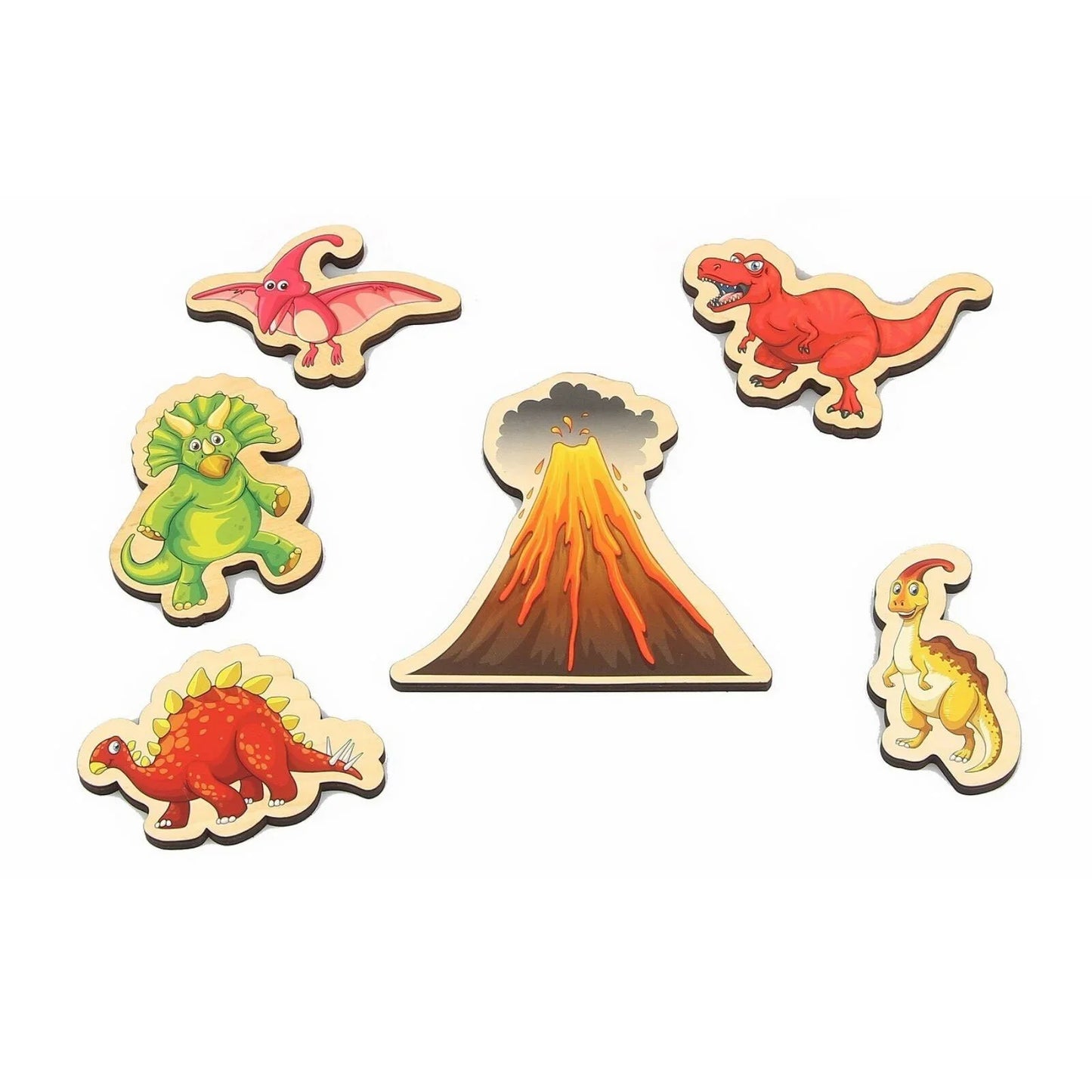 Rossie Magnetic Wooden Dinosaurs