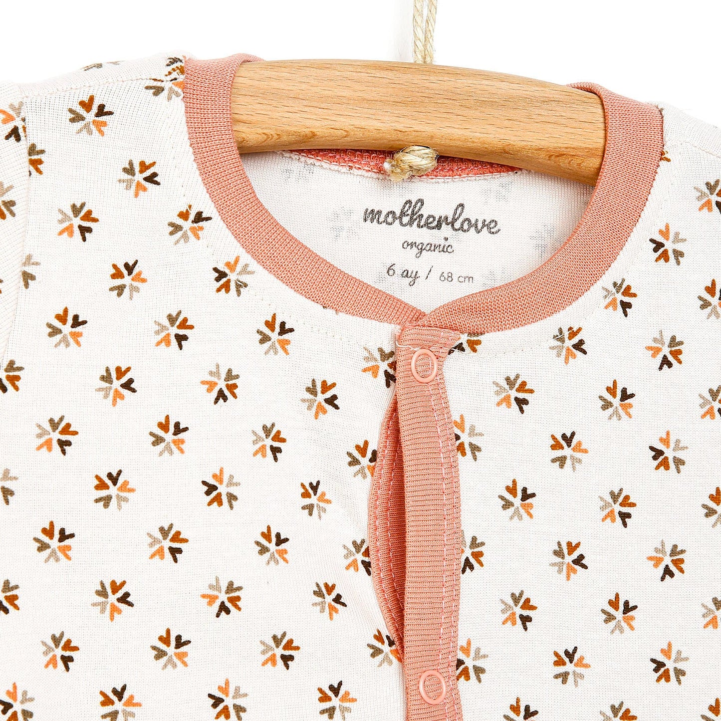 Motherlove Newborn Organic Footed Jumpsuit - Pink