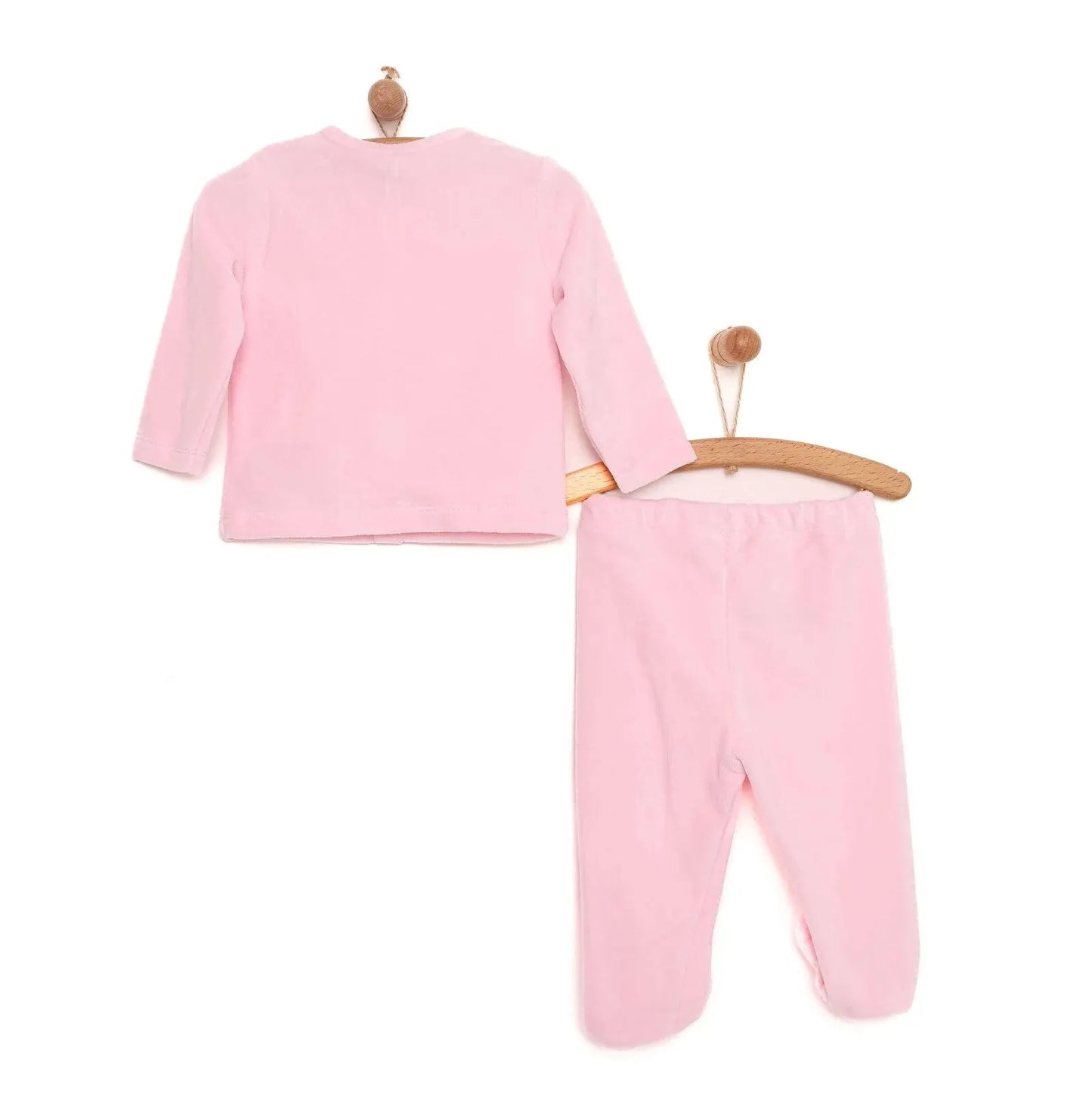 HelloBaby Cardigan - Footed Bottom - Pink